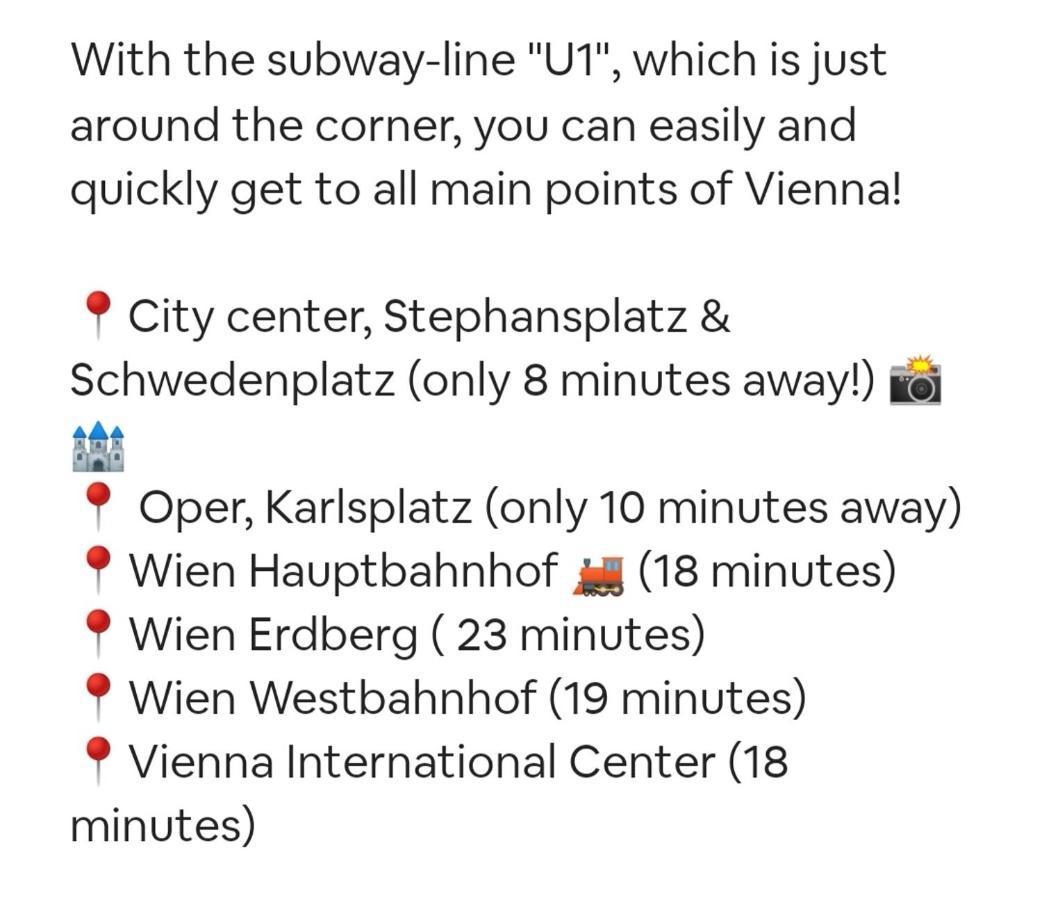 Center ! 3 Stops Away From The Center Of Vienna! 외부 사진